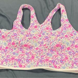 Joylab Pink Floral Print Sports Bra